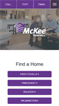 Mobile Screenshot of mckeehomesnc.com